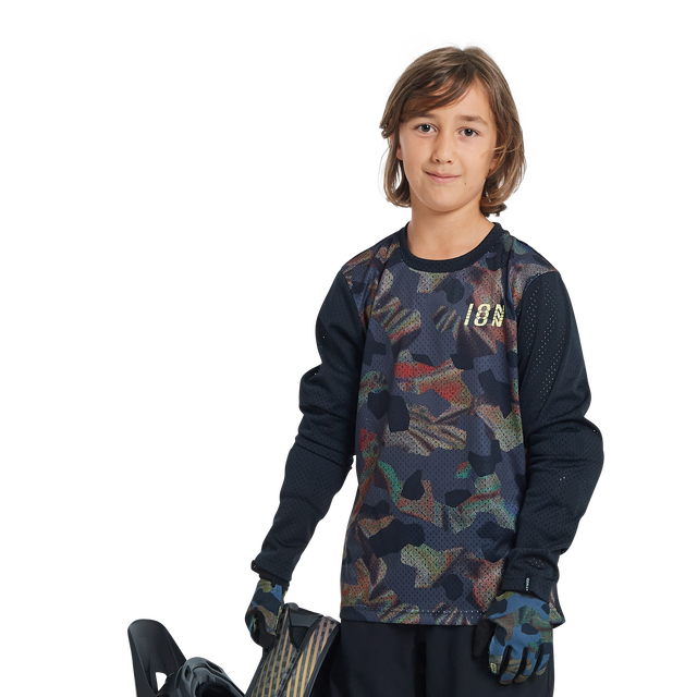 Jersey Scrub LS youth - 900 black - 128/8