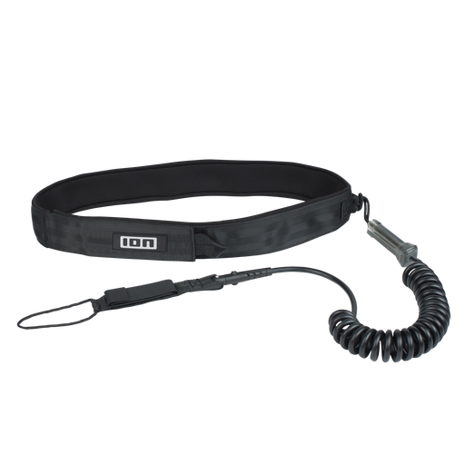 Wing/SUP Leash Core Coiled Hip Safety - 900 black - L-XL(10´)