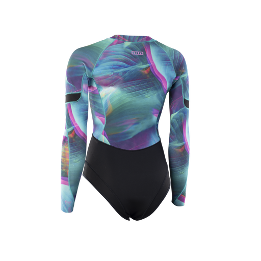 Amaze Hot Shorty 1.5 LS Front Zip women - 021 tropical-palm-glitch - 34/XS